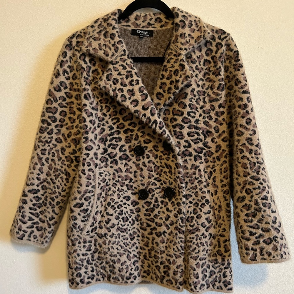 Orange fashion village jacket